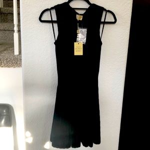 Torn by Ronny Kobo black velvet feeling dress